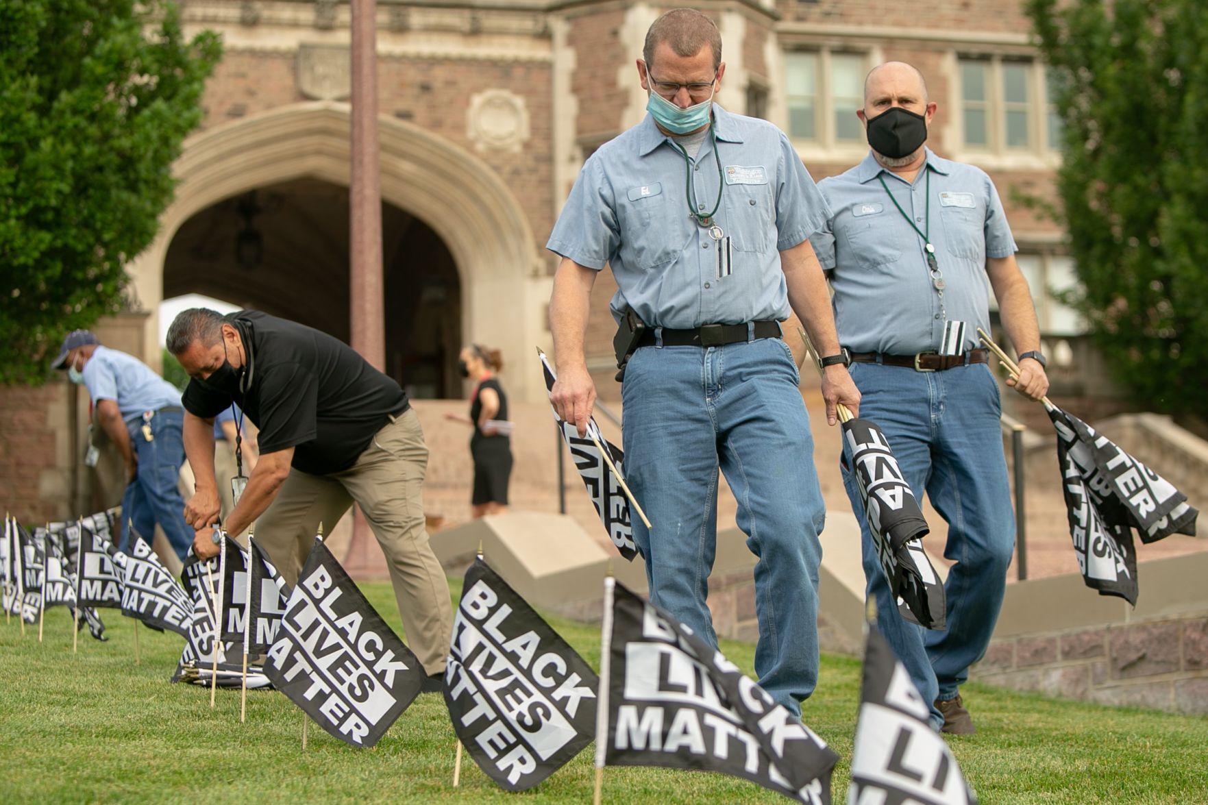 Washington University commemorates George Floyd's murder